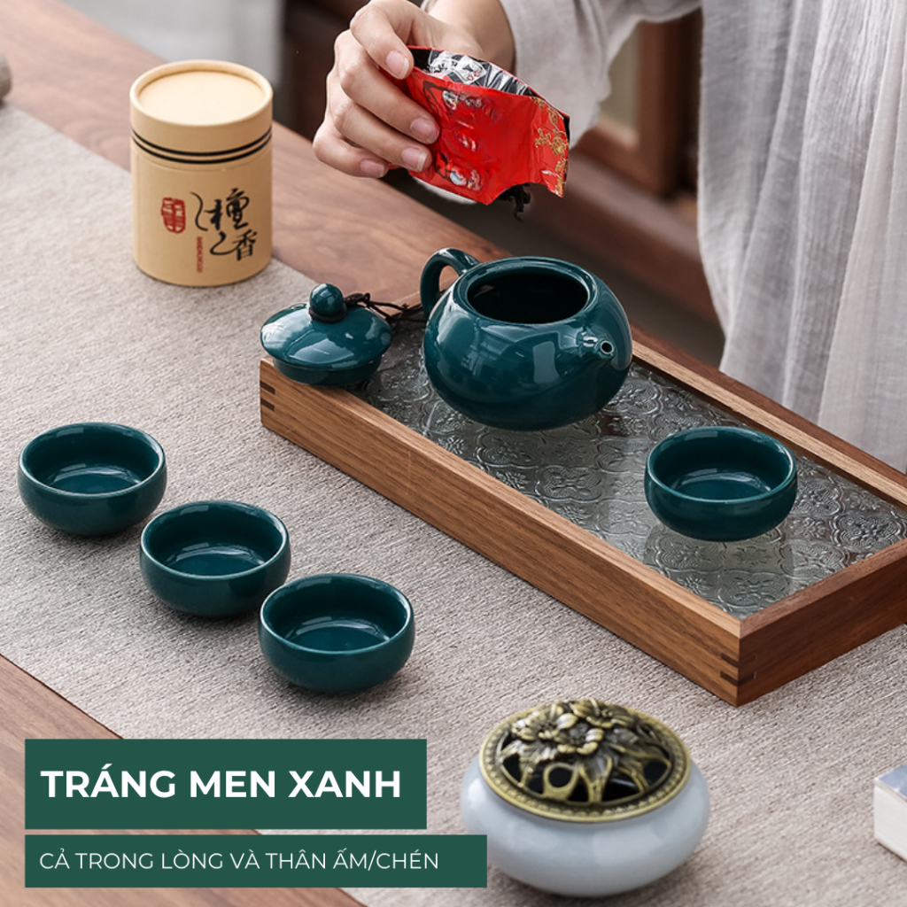 Bộ ấm Trà Men Ngọc (8)