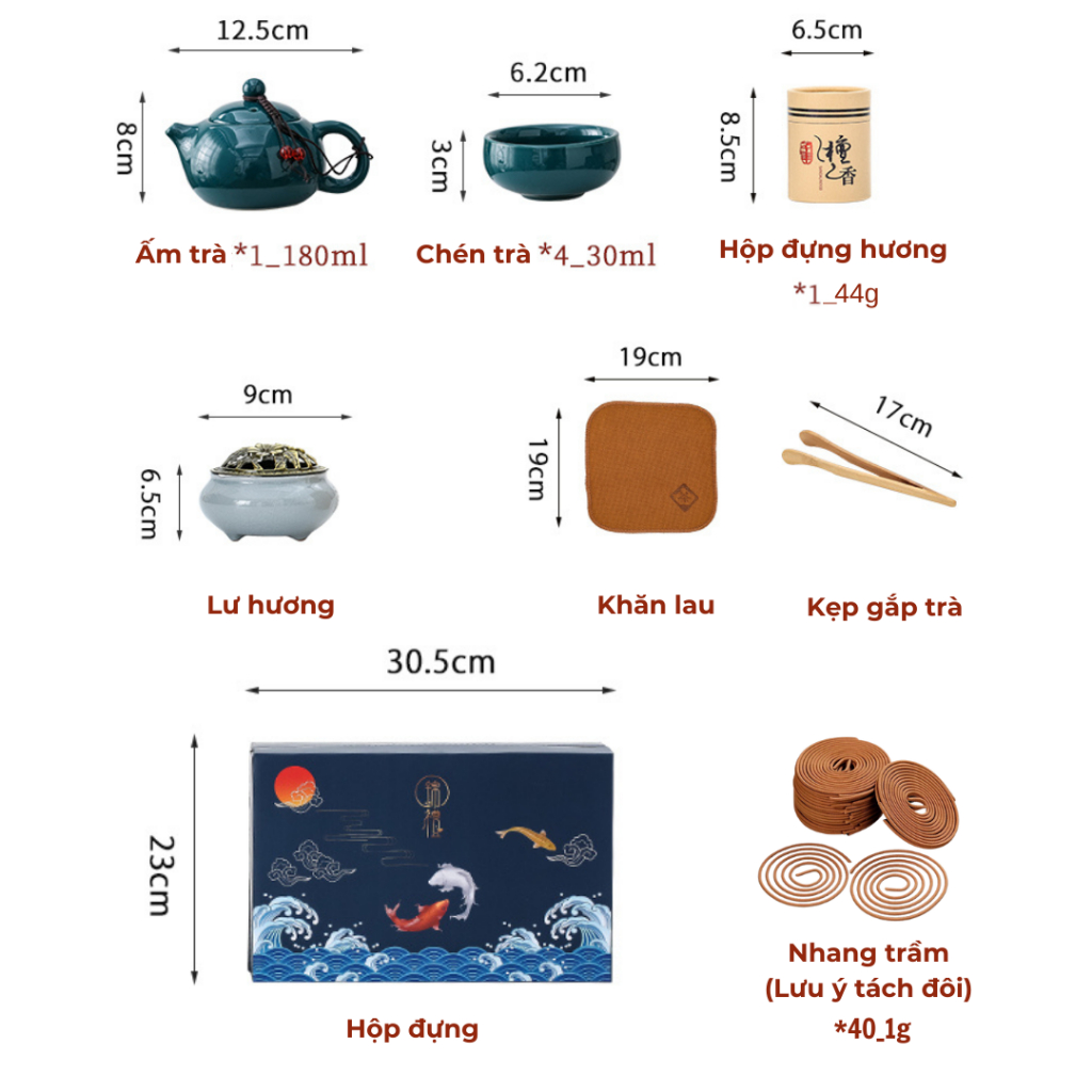 Bộ ấm Trà Men Ngọc (9)