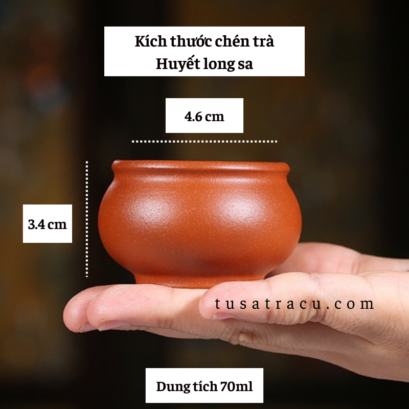 Chén Trà Tử Sa Đại Hồng Bào Cao Cấp 70ml (10)