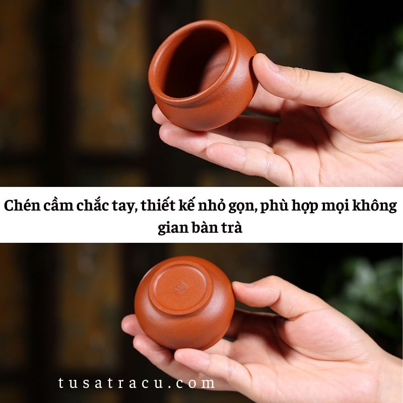 Chén Trà Tử Sa Đại Hồng Bào Cao Cấp 70ml (5)