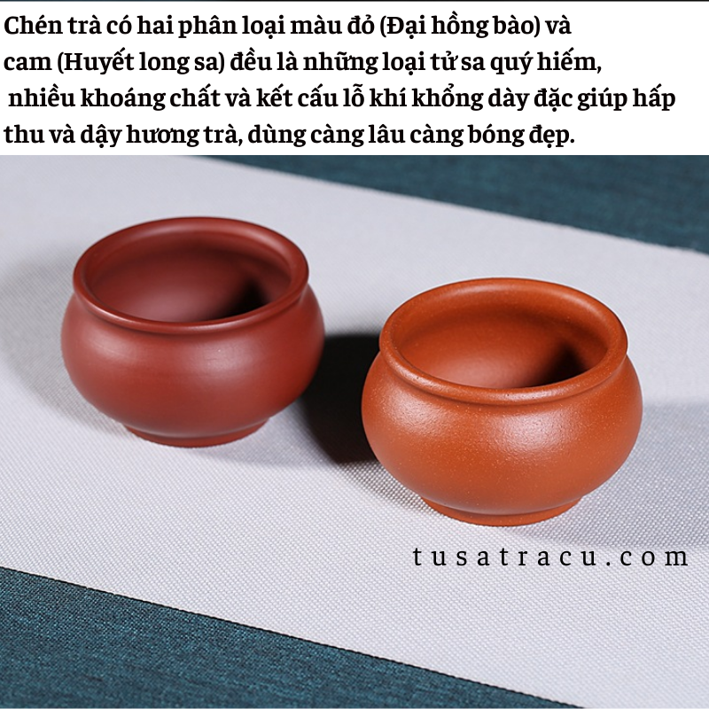 Chén Trà Tử Sa Đại Hồng Bào Cao Cấp 70ml (8)