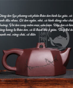 Ấm Tử Sa Tịnh Lan Lục Phương Tử Gia Nê Cao Cấp (6)