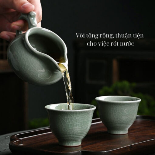 Bộ ấm Chén Trà Men Rạn (3)