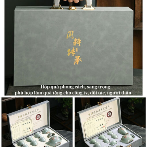 Bộ ấm Chén Trà Men Rạn (5)