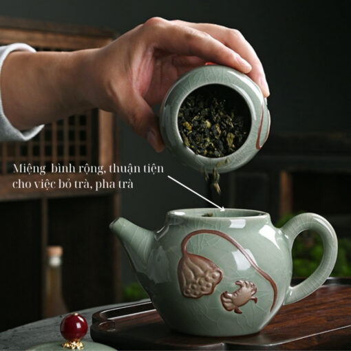 Bộ ấm Chén Trà Men Rạn (6)