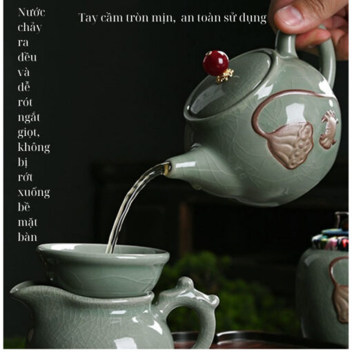Bộ ấm Chén Trà Men Rạn (7)
