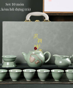 Bộ ấm Chén Trà Men Rạn (8)