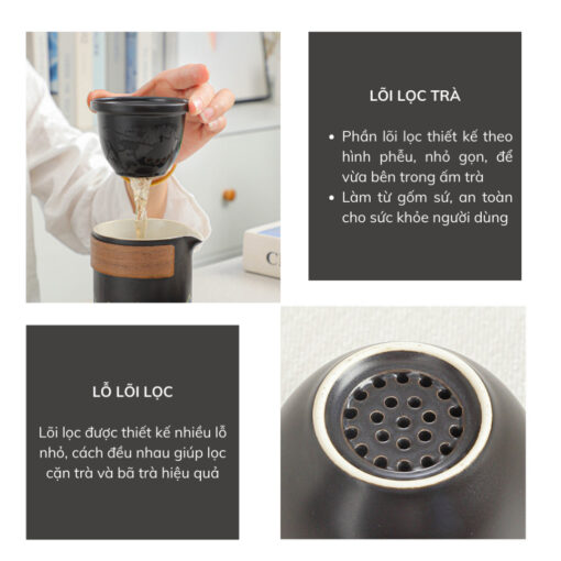 Bộ ấm Chén Uống Trà Gốm Sứ Tráng Men (7)