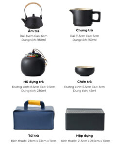 Bộ ấm Trà Du Lịch Phong Cách Nhật Bản (4)