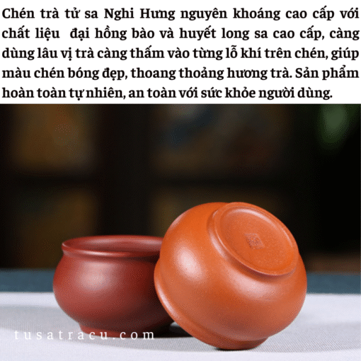 Chén Trà Tử Sa Đại Hồng Bào Cao Cấp 70ml (4)