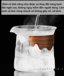 Chung Trà Thủy Tinh Chịu Nhiệt Chống Bỏng Cao Cấp (1)