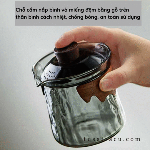 Chung Trà Thủy Tinh Chịu Nhiệt Chống Bỏng Cao Cấp (2)