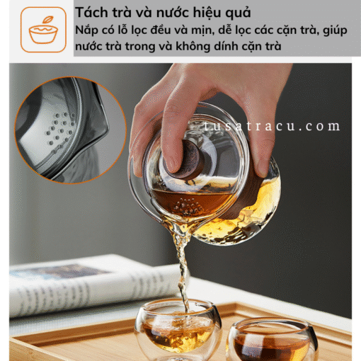 Chung Trà Thủy Tinh Chịu Nhiệt Chống Bỏng Cao Cấp (6)