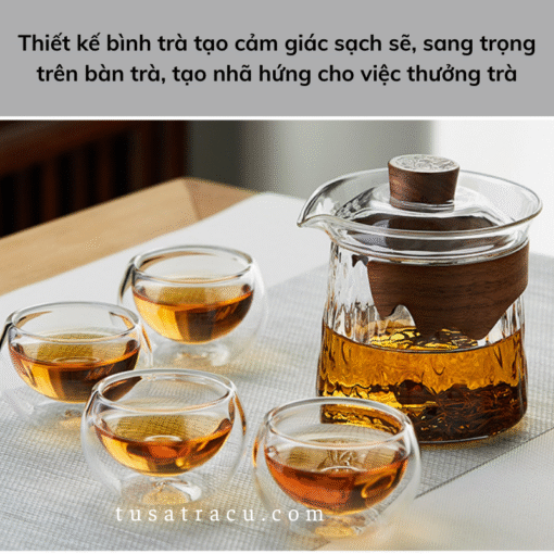 Chung Trà Thủy Tinh Chịu Nhiệt Chống Bỏng Cao Cấp (7)