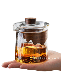 Chung Trà Thủy Tinh Chịu Nhiệt Chống Bỏng Cao Cấp (8)