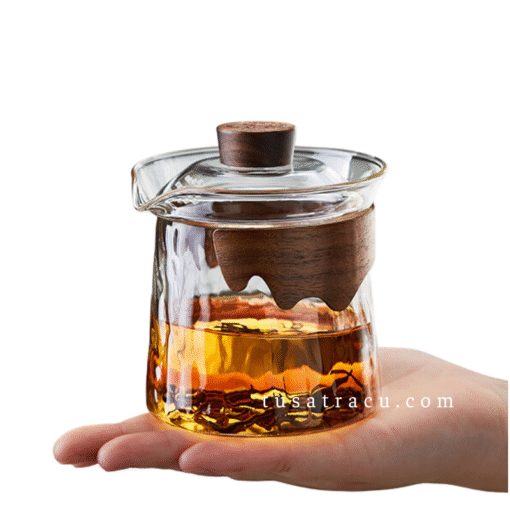 Chung Trà Thủy Tinh Chịu Nhiệt Chống Bỏng Cao Cấp (8)