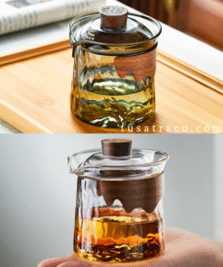 Chung Trà Thủy Tinh Chịu Nhiệt Chống Bỏng Cao Cấp (9)