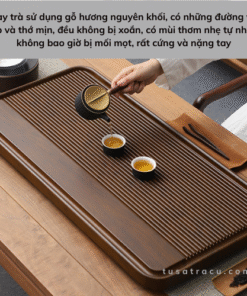 Khay Trà Gỗ Hương Nguyên Khối Cao Cấp (14)