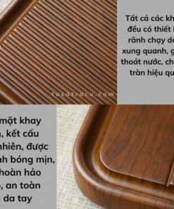 Khay Trà Gỗ Hương Nguyên Khối Cao Cấp (15)