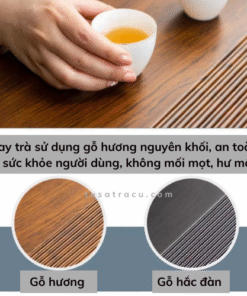 Khay Trà Gỗ Hương Nguyên Khối Cao Cấp (18)