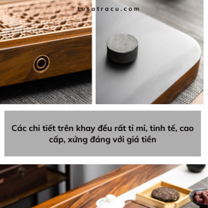 Khay Trà Gỗ Hương Nguyên Khối Cao Cấp (19)