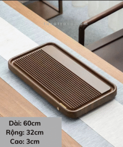 Khay Trà Gỗ Hương Nguyên Khối Cao Cấp (2)