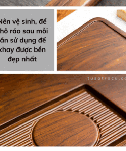 Khay Trà Gỗ Hương Nguyên Khối Cao Cấp (20)