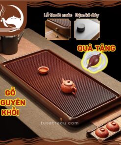 Khay Trà Gỗ Nguyên Khối Cao Cấp (5)